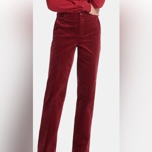 Coryanna Red Velvet NYDJ Ankle Slacks Pants Size 14 Excellent Used Condition
